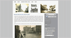 Desktop Screenshot of historicjoplin.org