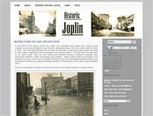 Tablet Screenshot of historicjoplin.org